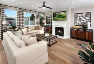 Living room Vinyl | Elite Builder Services